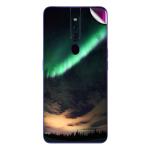 GADGETSWRAP Printed Vinyl Skin Sticker for Oppo F11 Pro - Northern Lights Aurora Borealis Forest