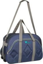 FEDRA Blue Polyester Strolley Duffle Bag - 40 L
