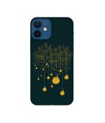 Casotec City Light Pattern Design 3D Printed Hard Back Case Cover for Apple iPhone 12 Mini