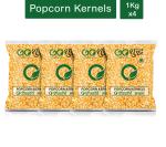 Goshudh Popcorn Maize 4 kg (1Kg X 4 Pack) Makka Popcorn