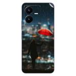 GADGETSWRAP Printed Vinyl Skin Sticker for Vivo Y22 - Umbrella Girl