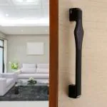 LAPO Duck Door Handles for Main Door/ Main Door Handle/Door Hardware(12 inches,Black finish)