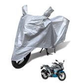 Auto Hub Waterproof Bike Cover Compatible with Yamaha Fazer -(Fabric:-Polyester, Color:-Waterproof Silver)
