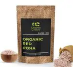 Organic Choice Red Poha - 400 Gm | Rich in Fiber, Antioxidants, Protein, Calcium & Iron | Regulates Blood Sugar & Lowers Cholesterol | Gluten-Free & Low-Calorie | Best Before 12 Months
