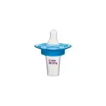 BeeBaby Blue Medicine Dispenser with Soft Silicone Nipple for Newborn.