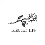 SIMPLY INKED Lust for Life Temporary Tattoo, Designer Tattoo for all (Lust for life tattoo) Pack of 2