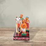 Adilakshmi Toys Kondapalli Handicraft Wooden Gangireddu Melam (Multicolor)