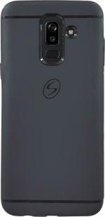 BINTAGE Back Cover for Samsung Galaxy J8 SM-J810GZBGINS (Black, Dual Protection, Pack of: 1)