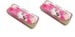 SCOODIES Calculator Pencil Box- Space Pencil Box for Boys, Pencil Box for Girls, Unicorn Pencil Box for Girls, Big Calculator Pencil Box to Organize Stationary Items for School (Pack of 2-Pink)