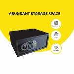 Yale Standard Laptop Black Electronic Safe Locker with Pincode Access 23.9 L