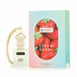 EVAIR Strawberry Car Air Freshener with Essential Oil Fragrance (10 ml)