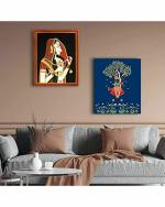 The Artment your artistic apartment Matte Finish Multicolor Rectangular Canvas Wall Decor Painting 1 X 1.5 ft (Set of 2)