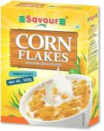 Savour Corn Flakes 500g Box Pack of 4