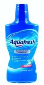 Aquafresh Extra Fresh Daily Mouthwash, Fresh Mint - 500ml