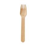 Aumni Crafts Eco Friendly Wooden 16 CM Fork (Pack of 250) Disposable Biodegradable