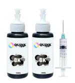 QUINK Refill Ink for Use in Pixma iP2870s IP2870 IP2872 MG2470 MG2570 MG2570s MG2577s MG2970 MG3070 MG3070s MG3070s MG3077s TS207 TS307 TS3170 TS3170s TS3177s Mx497 (Pack of 2)