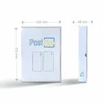 LET'S PAC | PostOBox Small Rectangle | Compact Boxes for Packaging, Shipping, Gifting & More | 100% Recyclable | Pack of 5