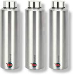 STEEPLE VISAXMI Stainless Steel Water Bottle 1000 ml (Pack of 3)
