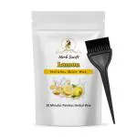 Herb Swift Full Body Wax Powder With Brush ,10 min Painless Natural Full Body Hair Removal Waxing Powder-No harmful chemicals, no irritation, no skin rashes (Lemon Flavour)
