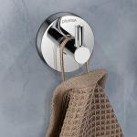 Plantex Fully Brass Smero Robe Hook/Door Hanger Hook/Cloth Towel Hanger/Bathroom Accessories Chrome (CL 3139)