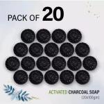 Badahair Activated Charcoal Bath Soap, 100 G (Pack Of 20)