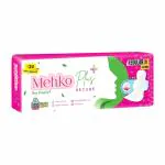 Mehko Plus Sanitary Pads For Women with wings (Regular) 6 Pads Each,PACK OF 8 Sanitary Pad (48 Pieces)