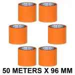 VCR Orange Color Tape - 50 Meters in Length - 96mm / 4