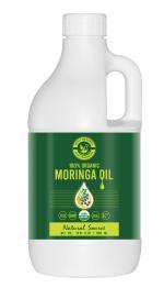 Holy Natural Organic Moringa Oil (1000ml), Moringa Oleifera seed oil, For Skin and Hair care