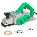 Alpha Corded Electric Hand Planner Machine, Size 90mm Width, 850W, Copper Armature, for Carpentry, Woodworking Tool, DIY & Professional Use With Accessories | ALPHA-A-2825 | Green