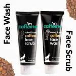 mCafffeine Coffee Face Scrub and Face Wash for Women and Men | Suitable for All Skin Types | Best Face Wash for Dry Skin, (200g)