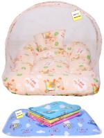 Kwitchy New Born Baby Mosquito Net Bed With Bed Protector