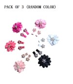 Shivoria Girlish Flower Hair Clips Set Baby Hairpin for Kids Girls|| Hair Accessories(3 Card)