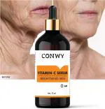 CONWY 100% Organic Skin Illuminate Face Serum for Radiant Skin with Vitamin C & Turmeric (32 ML)