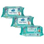 GLIDER Baby Wipes with Flip-Top 100 pcs (Pack of 3)