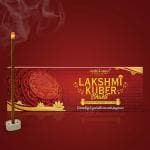Vedic Vaani Aromatic Fragrance Lakshmi Kuber Bhakti Dhoop Incense Sticks (10 Piece)
