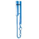 ABGIL BOROSILICATE GLASS VISCOMETER U TUBE REVERSE FLOW. BS/IP/RF WITH CENTER SUPPORT. MIN. VISCOSITY 600