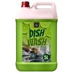 BLISS & BLUSH Dishwash Liquid 5 Liter Green Fragrance | Natural, Plant Based & Eco-Friendly | Removes Tough Grease