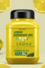 BLISS & BLUSH dish wash gel powder 500 gm Can Make Utensil Cleaner Liquid, Lift Off Action 5000 ml dish wash gel