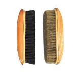 Sheppits Premium Wooden Shoe Polish Brush (Black & Brown) Combo