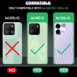 Casotec Crystal Clear Back Case for Itel A60s 4G | Raised Bumps for Camera & Screen Protection | Clear Soft Silicone Back Case Cover for Itel A60s 4G (TPU | Transparent)