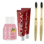 Purexa Healthy Gums Toothpaste And Herbal Gum Astringent And Toothbrush (Pack of 6)