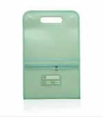 Shining Zon Vertical Expanding File Folder 13 Pockets Accordion File Folder Organizer for A4 Letter Size Paper Document Holder Organizer for School, Home, Office (36 * 24cm) (Pack Of 1 Green Colour)