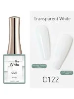 Canni The White Series UV LED Gel Nail Polish, White (C122)