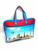 KidsZeeNie Travel Theme Printed Pencil Box Drawing Organizer/Tuition Bag for Kids -Return Gift For Kids