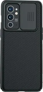 Nillkin OnePlus 9RT Black Plastic, Polycarbonate Mobile Back Cover