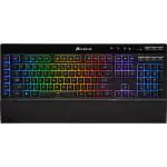 Corsair CH-925C015-NA Black Rubber K57 RGB Wireless Gaming Keyboard with USB dongle