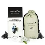 Aromahpure Premium Car Perfume Flakes with Activated Charcoal 50 gm- White Blossom - White Blossom Air Purifier with Fresh Fragrances, Car Air Freshener, Hanging Car Perfume-(Pack Of 1)