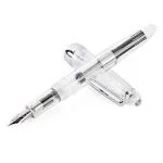 GOLD LEAF Jinhao 992 Student White Transparent Fountain Pen