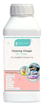 TIDY FOX Cleaning Vinegar / Synthetic / White / Made In India / 1 Ltr