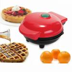 Dizaa Mini Waffle Maker 4 Inch- 350 Watts: Stainless Steel Non-Stick Electric Iron Machine for Individual Belgian Waffles, Pan Cakes, Paninis or Other Snacks